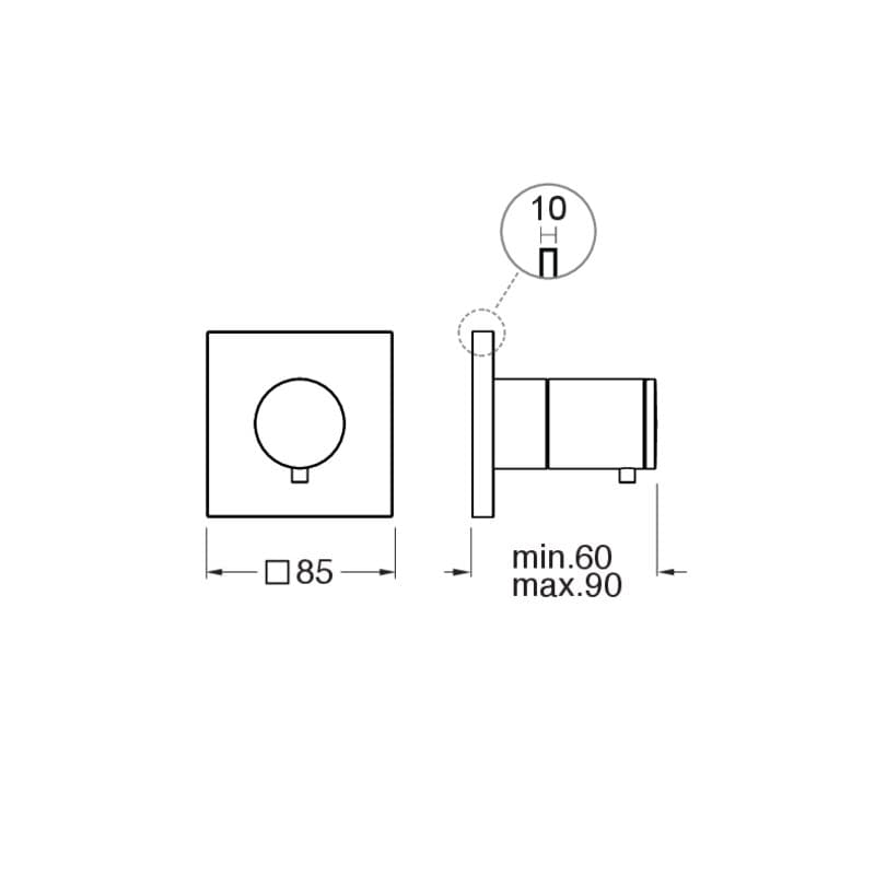 CRIXT730 installasjonstegning