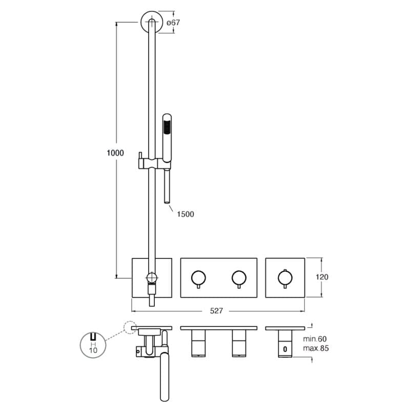 CRIXT766 installasjonstegning