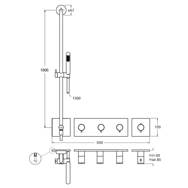 CRIXT768 installasjonstegning