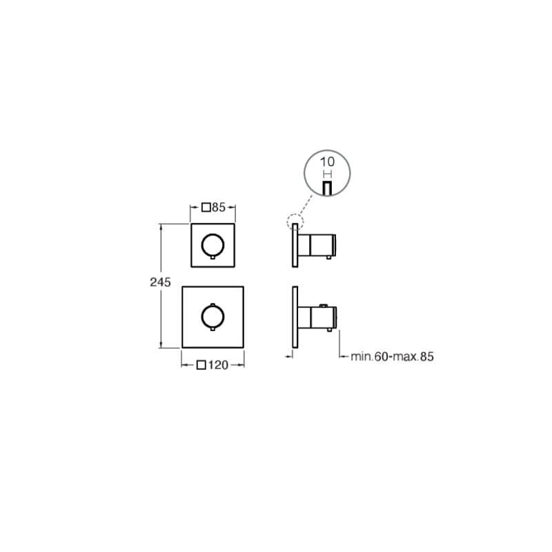 CRIXT771 installasjonstegning